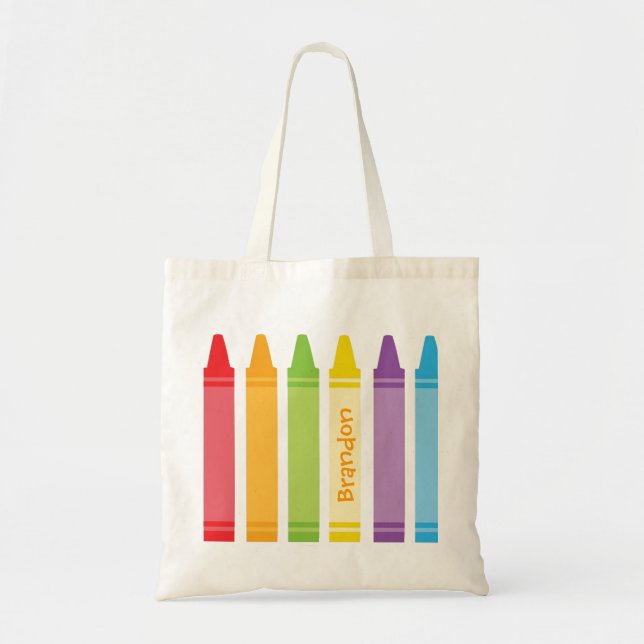 Bolso De Tela Nunca demasiado viejo para los creyones (Frente)