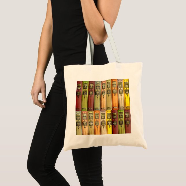 Bolso De Tela Nunca envejecer - tote de libros (Anverso (producto))