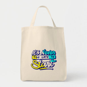 Bolso De Tela nunca es demasiado tarde para comenzar un diseño m