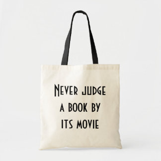 Bolso De Tela Nunca juzgue un libro