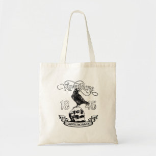 Bolso De Tela Nunca Más Cita El Raven Edgar Allan Poe