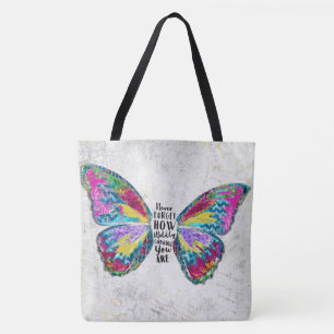 Bolso De Tela Nunca Olvides Lo Salvaje Que Eres Capaz