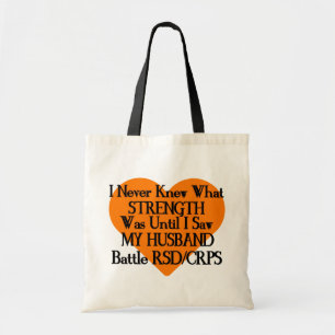 Bolso De Tela Nunca Sabía Qué Fuerza... Esposo... RSD/CRPS