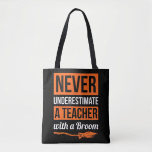 Bolso De Tela Nunca Subestimes A Un Profesor Con Un Regalo De Br