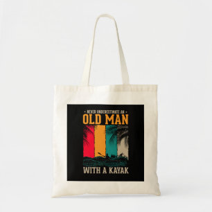 Bolso De Tela Nunca Subestimes Al Viejo Con Kayak