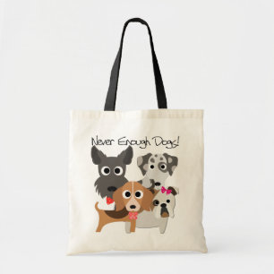 Bolso De Tela Nunca suficientes perros
