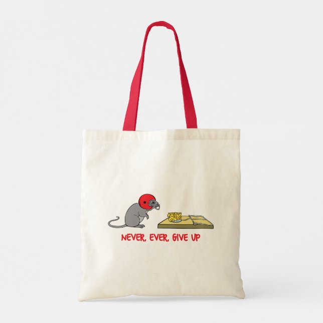 Bolso De Tela Nunca te rindas (Reverso)