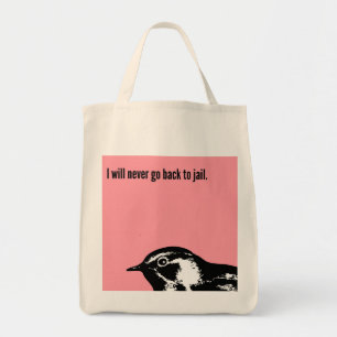 Bolso De Tela Nunca volveré encarcelar
