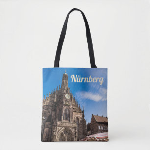Bolso De Tela Nuremberg Hauptmarkt Nürnberg Bavaria Alemania