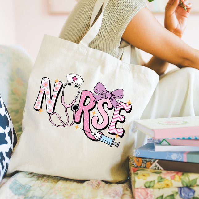 Bolso De Tela Nurse Tote Bag (Nurse tote bag. )