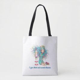 Bolso De Tela Nurse Tote Bag. I give shots and second chances.