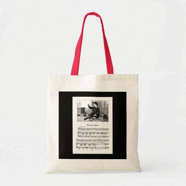 Bolso De Tela Nursery Rhyme Jack Korner (Frente)
