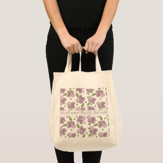 Bolso De Tela Nurture Rest Bloom Purple