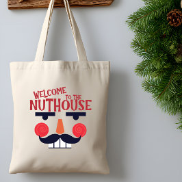 Bolso De Tela Nuthouse Funny Navidades Holiday Grocery