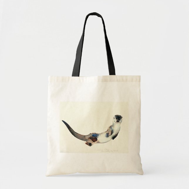 Bolso De Tela Nutria curiosa 2003 (Frente)