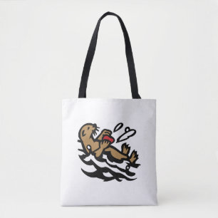 Bolso De Tela Nutria marina