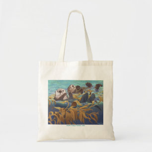 Bolso De Tela Nutrias de mar