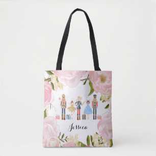 Bolso De Tela Nutridor floral acuarela