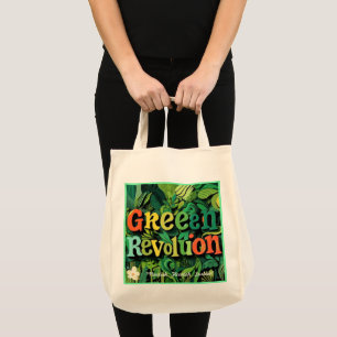 Bolso De Tela "Nutrir, florecer, mantener"