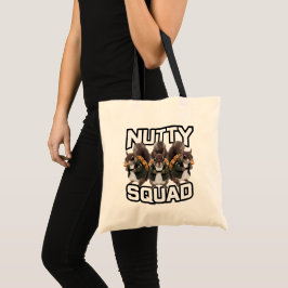 Bolso De Tela Nutty Squad, Squirrel Snack Squad