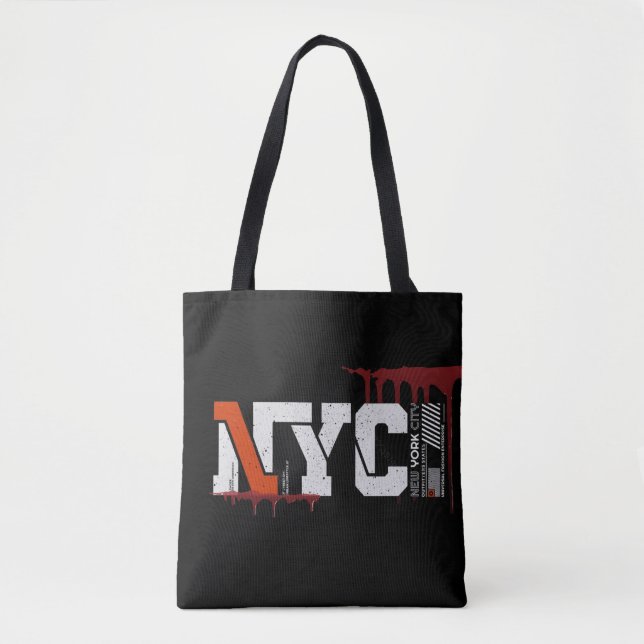 BOLSO DE TELA NY BLOOD (Anverso)