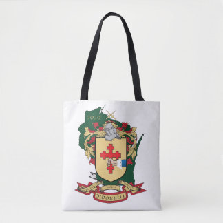Bolso De Tela O"Dónnell Familia Crest_Wisconsin Tote Verde