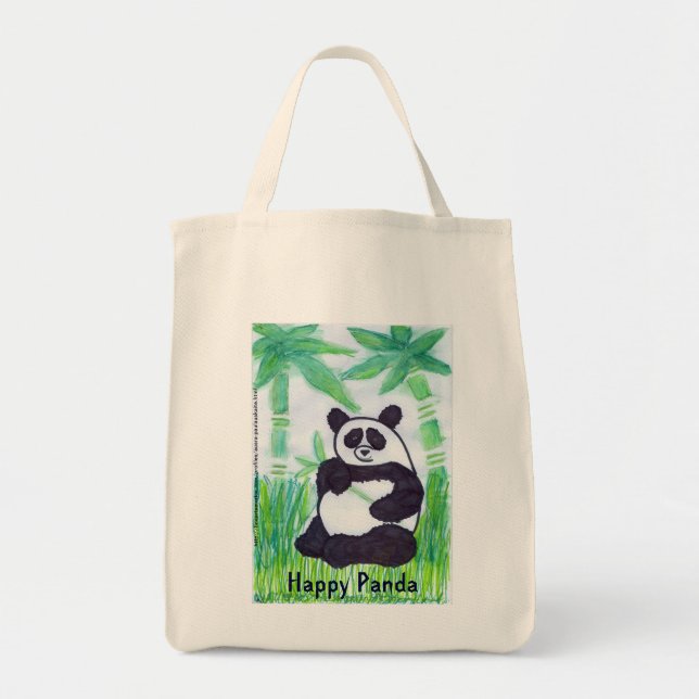 Bolso De Tela O.O. Happy Panda Organic Bag (Frente)