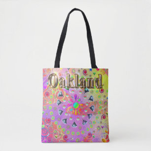 Bolso De Tela Oakland Lucky Golden Tote Bag
