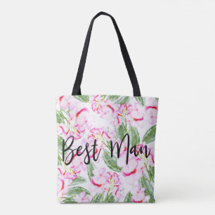 Bolso De Tela Oasis Tropical Verde Rosa MEJOR HOMBRE Fiesta de B