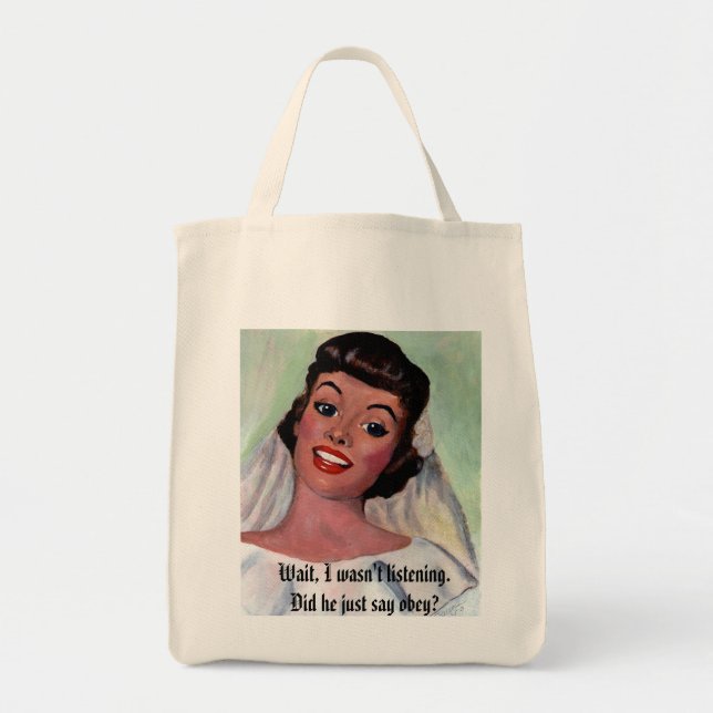 Bolso De Tela ¿Obedece? (Frente)