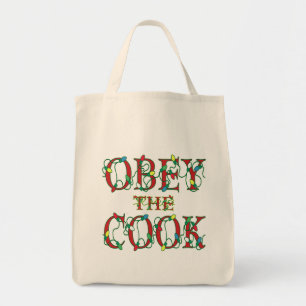 Bolso De Tela Obedece al Coco diciendo luces de vacaciones