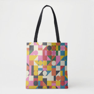 Bolso De Tela Obra artística de Bauhaus: composición geométrica