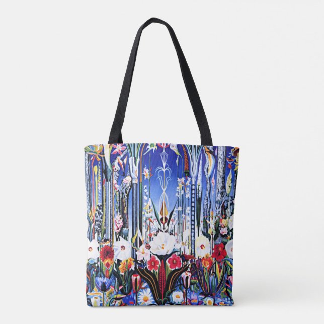 Bolso De Tela Obra artística de Joseph Stella - Flores, Italia (Reverso)