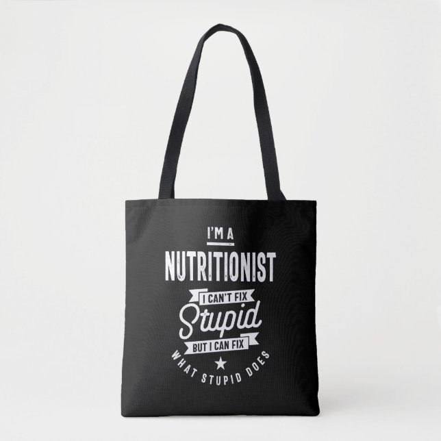 Bolso De Tela Obra nutricionista (Anverso)