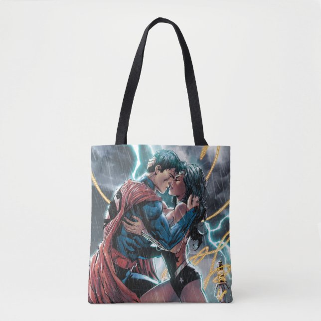 Bolso De Tela Obra promocional de superman/maravilla (Anverso)