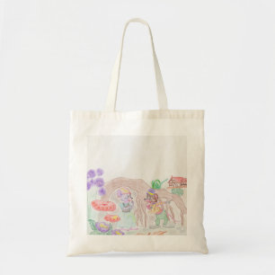 Bolso De Tela Obras de arte de niños personalizados, dos ratones