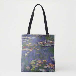 Bolso De Tela Obras maestras de nenúfares de Monet