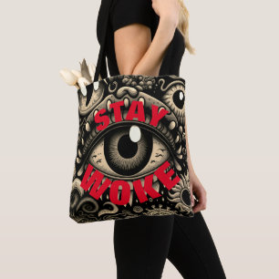 Bolso De Tela Obstáculo abierto de ojos