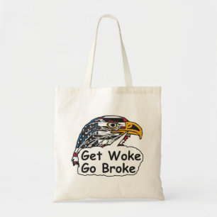 Bolso De Tela Obtén Woke Go Broke