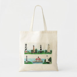 BOLSO DE TELA OBX 7 LIGHTHOUSES TOTE BAG