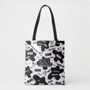 Bolso De Tela OCD - Trastorno obsesivo de vaca