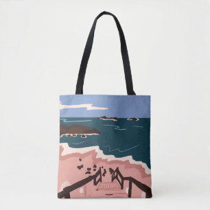 Bolso De Tela Ocean Blues