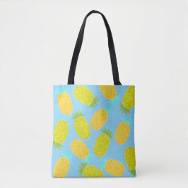 Bolso De Tela Ocean Pineapples Sky Pattern Tote Bag