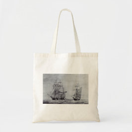 Bolso De Tela Oceanic Trek Graphic Ships Fine Art