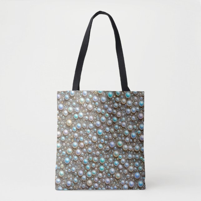 Bolso De Tela Océano De Perlas (Anverso)