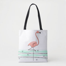 Bolso De Tela Océano Flamingo por todo el tote