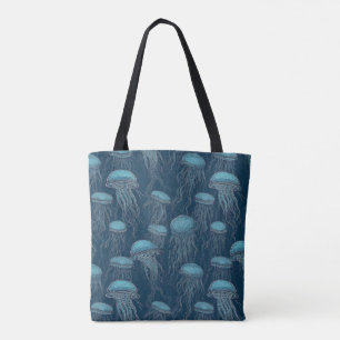 Bolso De Tela Océano marino azul