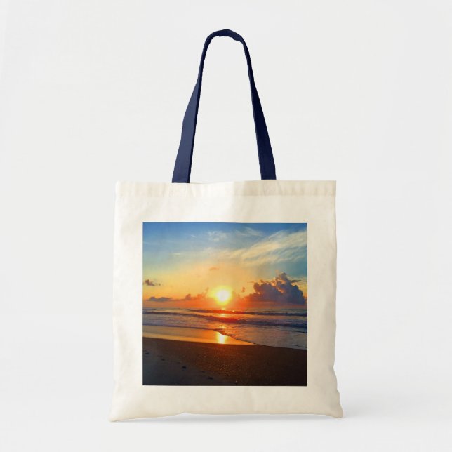 Bolso De Tela Océano Sol (Frente)