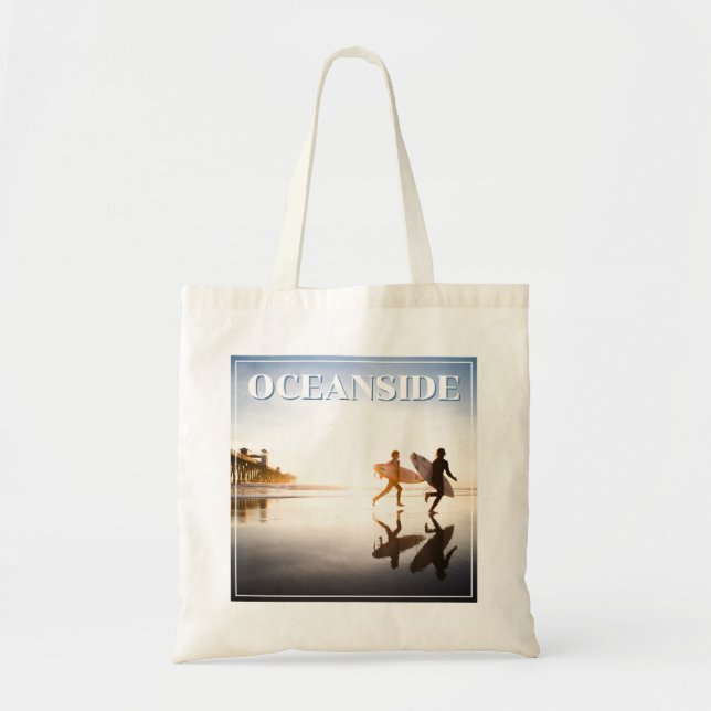 Bolso De Tela Oceanside Beach (Frente)
