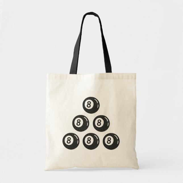 Bolso De Tela Ocho bolas (Frente)
